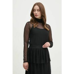 Dkny bluza femei, culoarea negru, neted, P4HH7XSF imagine