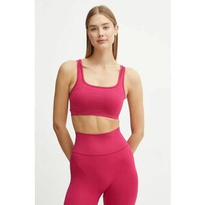 Casall sutien yoga Scallop culoarea roz, neted, 24214 imagine