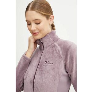 Jack Wolfskin hanorac Rotwand culoarea violet, neted, A61899 imagine