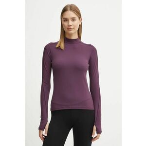 Reebok mânecă lungă de antrenament culoarea bordo, cu turtleneck, 100205683 imagine