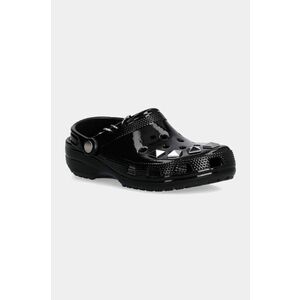 Crocs papuci Classic Studded Clog femei, culoarea negru, 210390 imagine