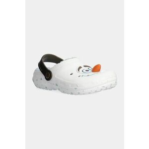 Crocs slapi copii CLASSIC FROZEN OLAF CLOG culoarea alb, 210234 imagine