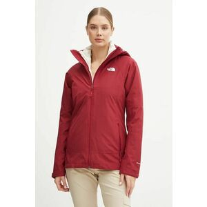 The North Face jacheta de exterior Inlux Triclimate culoarea bordo, NF0A4SVJ7WI1 imagine