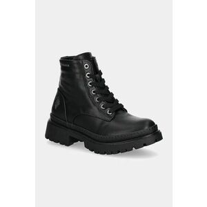 U.S. Polo Assn. botine BYKER femei, culoarea negru, cu toc plat, BYKER001W/DU1 imagine