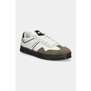 Tommy Jeans sneakers THE GREENWHICH RETRO culoarea alb, EM0EM01462 imagine