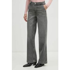 Sisley jeansi femei, culoarea gri, 4TLALF062 imagine