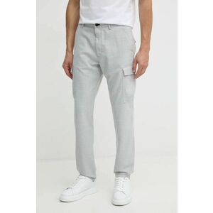 Joop! pantaloni barbati, culoarea gri, drept, 30043844 imagine