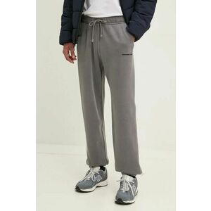 Abercrombie & Fitch pantaloni de trening culoarea gri, neted, KI134-4068 imagine