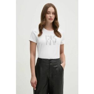 Dkny tricou femei, culoarea alb, P4MHYWNA imagine