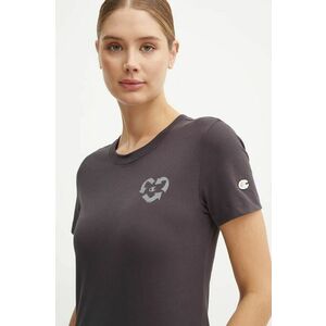 Champion tricou din bumbac femei, culoarea gri, 117498 imagine