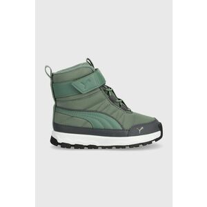 Puma cizme de iarna copii Evolve Boot AC+ PS culoarea verde imagine