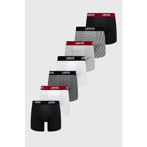 Levi's boxeri 7-pack barbati, culoarea negru imagine