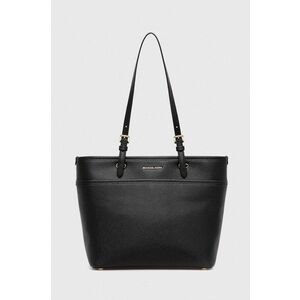 MICHAEL Michael Kors poseta de piele culoarea negru imagine