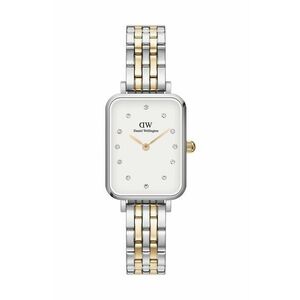 Daniel Wellington ceas Quadro Lumine 5-Link femei, culoarea argintiu imagine