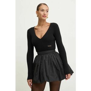 Patou pulover de lana femei, culoarea negru, light, KN1878009 imagine