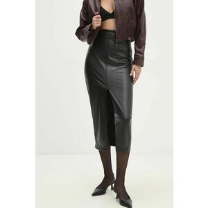 Answear Lab fusta culoarea negru, maxi, creion imagine