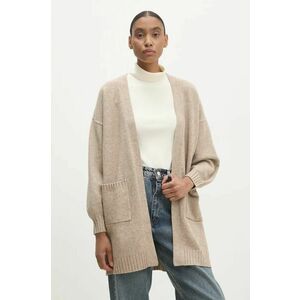 Answear Lab cardigan femei, culoarea bej imagine