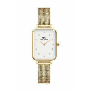 Daniel Wellington ceas Quadro 20x26 femei, culoarea auriu imagine