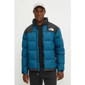 The North Face geacă de puf Lhotse Jacket barbati, culoarea turcoaz, de iarna, NF0A3Y231NO1 imagine