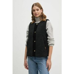 Barbour vesta femei, culoarea negru, de tranzitie, LLI0016 imagine