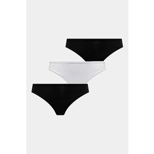 United Colors of Benetton tanga 3-pack culoarea negru, 34FS1S01T imagine