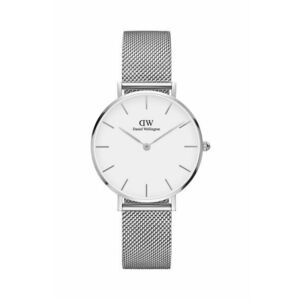 Daniel Wellington ceas Petite 32 Sterling femei, culoarea argintiu imagine