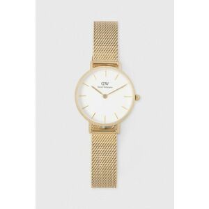 Daniel Wellington ceas Petite 28 Evergold femei, culoarea auriu imagine