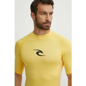 Rip Curl tricou de înot culoarea galben imagine