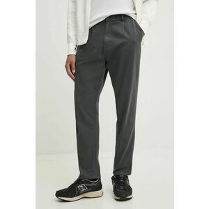 Tommy Jeans pantaloni barbati, culoarea gri, mulata, DM0DM20693 imagine