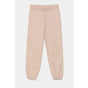 United Colors of Benetton pantaloni de trening pentru copii culoarea roz, neted, 39M2CF05I imagine