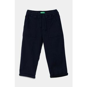 United Colors of Benetton pantaloni copii culoarea albastru marin, neted, 47K0GF026 imagine