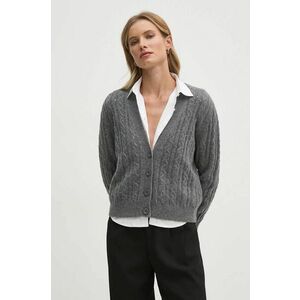 United Colors of Benetton cardigan din lana culoarea gri, 1244D600H imagine