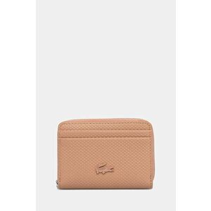 Lacoste portofel de piele femei, culoarea portocaliu, NF3855KL imagine