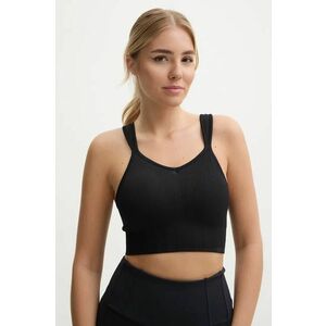 Casall sutien yoga Seamless Rib culoarea negru, neted, 24292 imagine