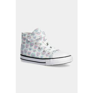 Converse tenisi copii CHUCK TAYLOR ALL STAR 1V culoarea alb, A08379C imagine