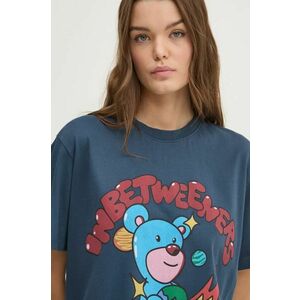 Inbetweeners tricou din bumbac culoarea albastru marin, cu imprimeu, F4TWUATH042 imagine