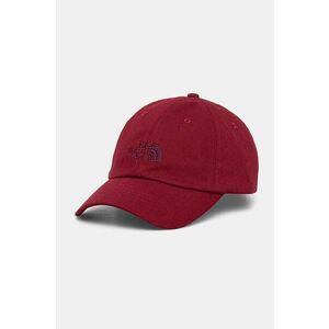 The North Face sapca Norm Hat culoarea bordo, cu imprimeu, NF0A7WHO1IX1 imagine