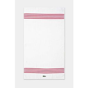 Lacoste prosop din bumbac L Courtline Rouge 70 x 140 cm imagine