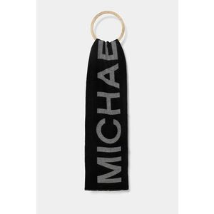 Michael Kors fular barbati, culoarea negru, modelator, 34227 imagine