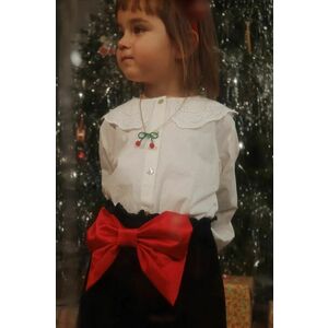 Konges Sløjd fusta fete GIA SKIRT GRS culoarea negru, mini, evazati, KS101985 imagine