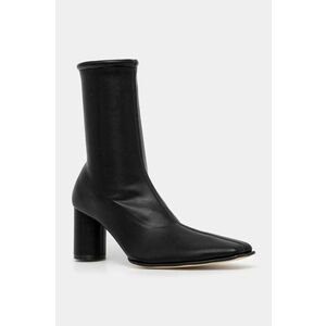 MM6 Maison Margiela botine femei, culoarea negru, cu toc drept, S66WU0120.P7973 imagine