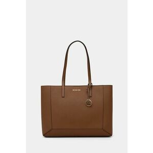 MICHAEL Michael Kors poseta de piele culoarea maro, 30F4G7XT7L imagine