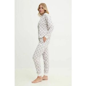 Dkny pijama femei, culoarea gri, YI80022 imagine