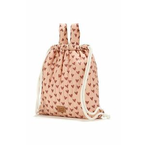 La Millou rucsac pentru cărucior HEARTBEAT PINK Plecak do wózka ortalionowy pikowany imagine