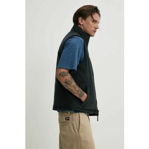 Hollister Co. vesta cu doua fete barbati, culoarea negru, de tranzitie, KI332-4061 imagine