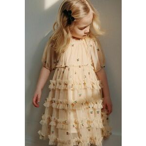 Konges Sløjd rochie CARLI DRESS culoarea bej, mini, evazati, KS101916 imagine