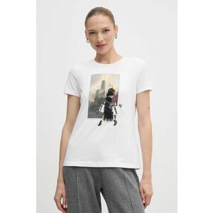 Dkny tricou femei, culoarea alb, P4MHXWNA imagine