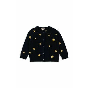 Konges Sløjd cardigan de lână pentru copii BELOU KNIT CARDIGAN culoarea albastru marin, KS101894 imagine