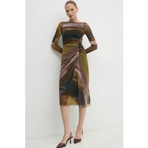 Sandro Ferrone rochie midi, mulata, SFS23YBEBRAMBILLA imagine