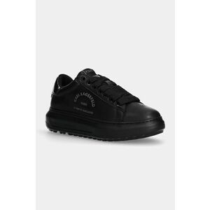 Karl Lagerfeld sneakers din piele KAPRI LUG culoarea negru, KL57538 imagine